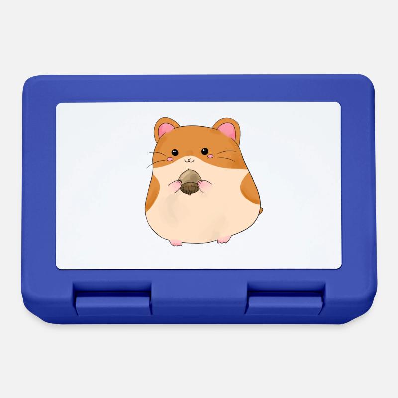 Hamster - Brotdose - Royalblau