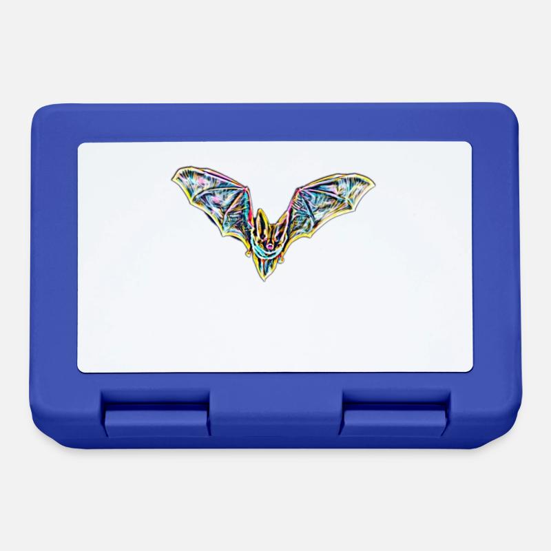 bat - Lunchbox - royal blue