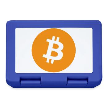 Bitcoin - Brotdose - Royalblau - Vorne