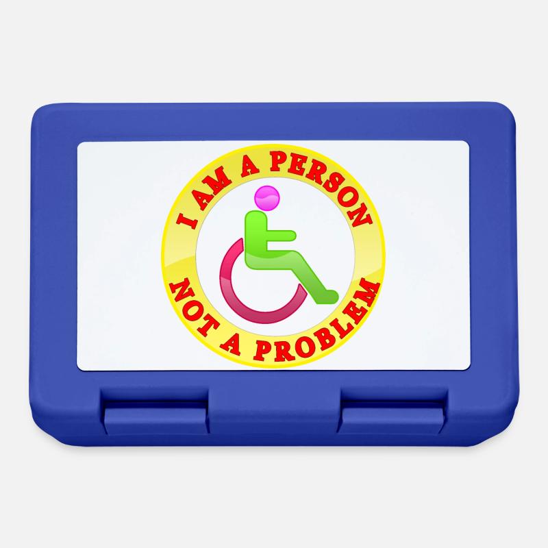 I Am a Person Not a Problem - Lunchbox - royal blue