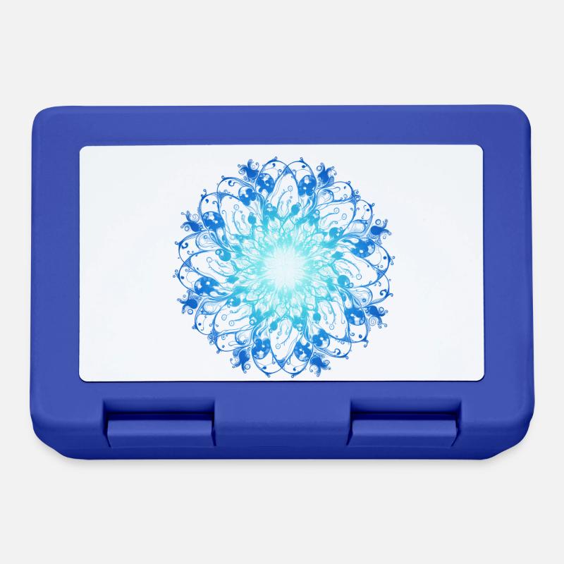 Mandala Océan - Boîte à goûter - bleu royal
