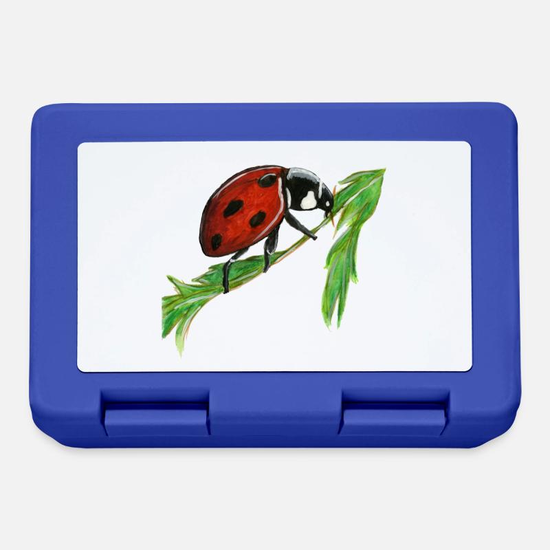 ladybug - Lunchbox - royal blue