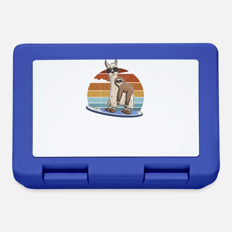 Surf Llama Sloth Stand Up Paddle Stand Up Paddle SUP - Boîte à goûter - bleu royal