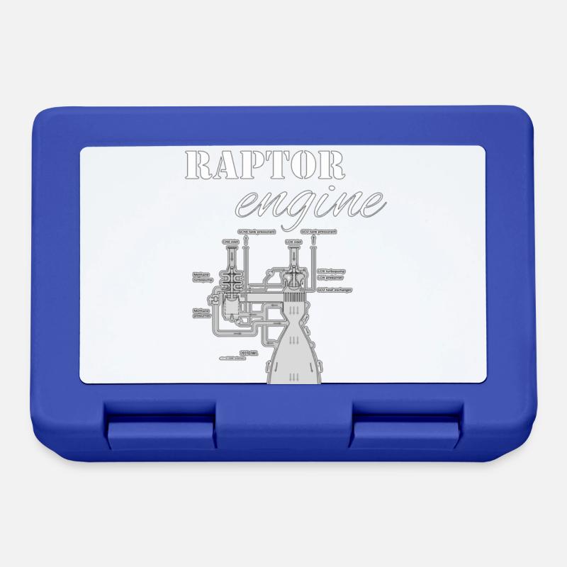 raptor engine - Lunchbox - royal blue