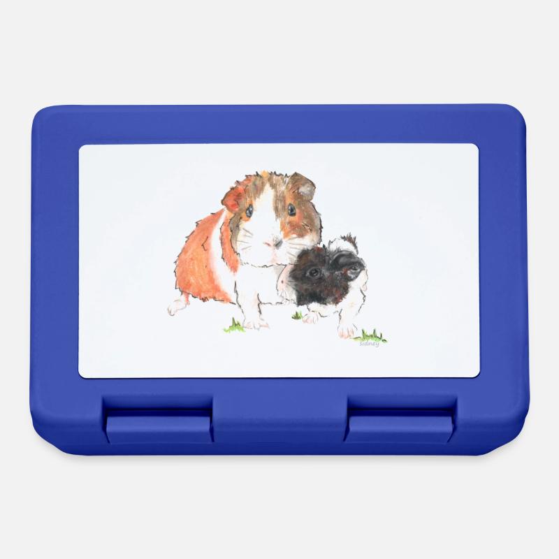 Wester Guinea Pigs - Lunchbox - royal blue