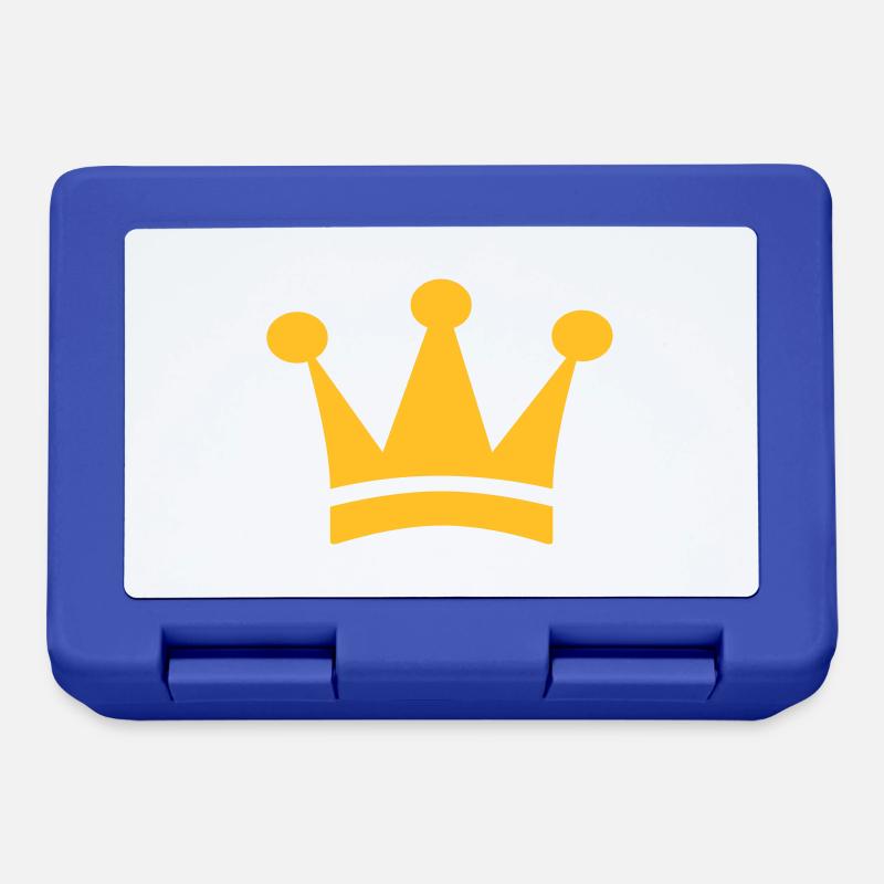 Couronne (V) - Lunchbox - royal blue