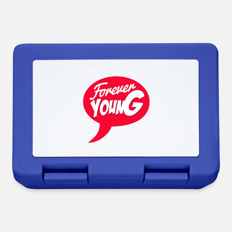 Forever young - Boîte à goûter - bleu royal