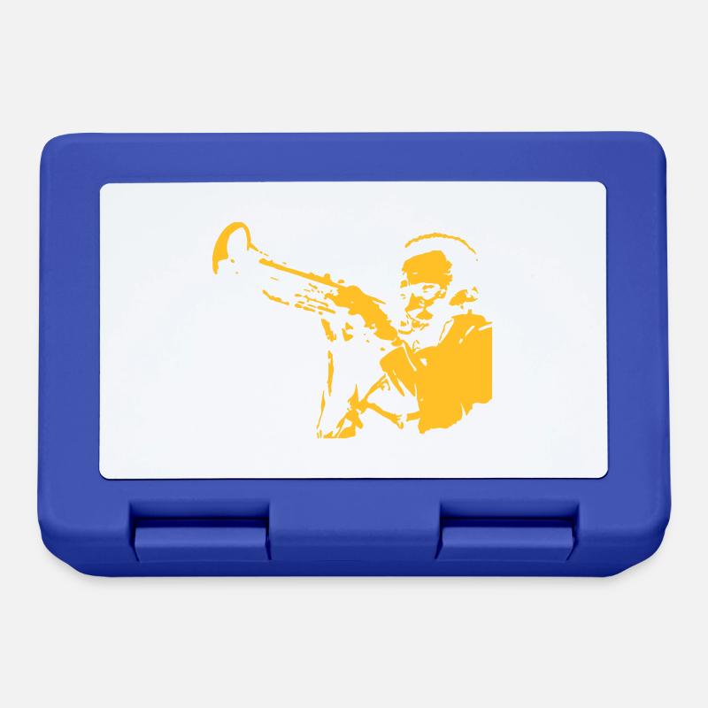Miles Davis - Lunchbox - royal blue