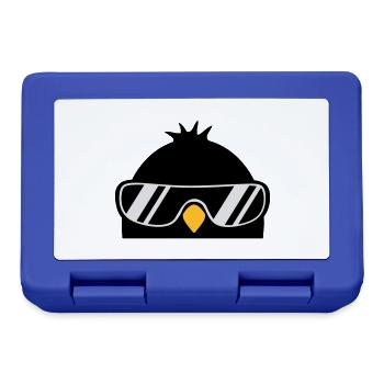 Cool Penguin Bird - Brotdose - Royalblau - Vorne