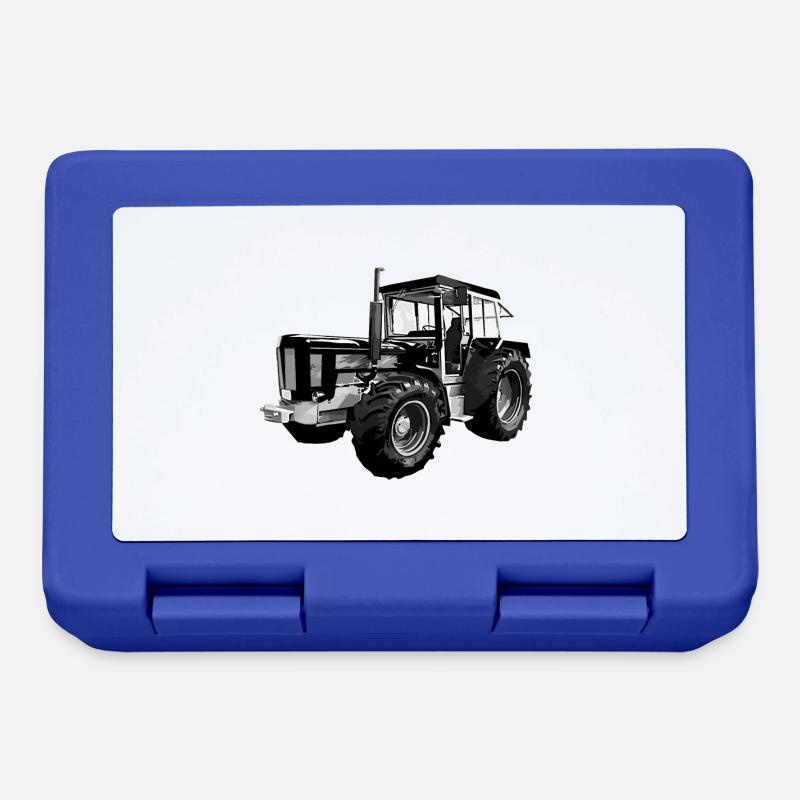 Schlüter Traktor - Brotdose - Royalblau