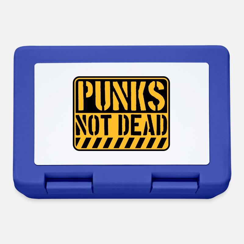 punks not dead quote - Lunchbox - royal blue