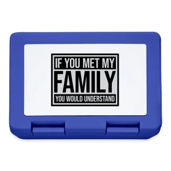 you would understand quote - Lunchbox - royal blue - Front
