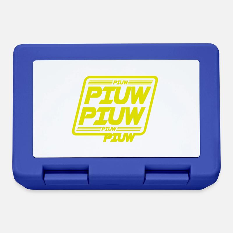 Piuw Piuw galaxy wars - Boîte à goûter - bleu royal