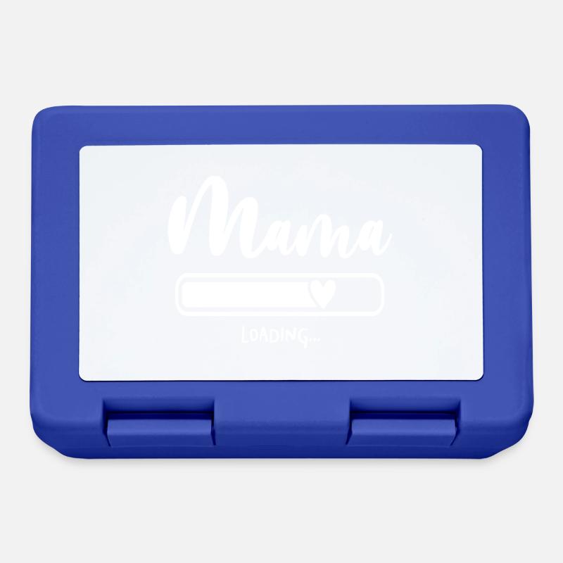 Mum loading mama mom - Lunchbox - royal blue