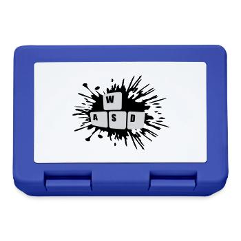 Touches de clavier Gamer WASD - Boîte à goûter - bleu royal - Devant