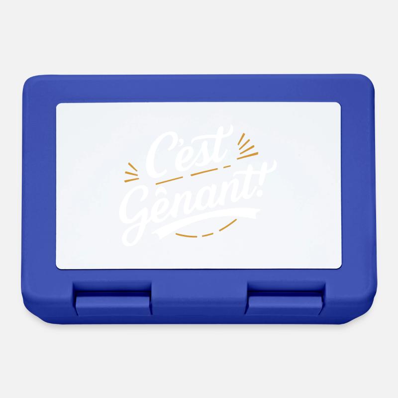 C'est Gênant ! - Boîte à goûter - bleu royal