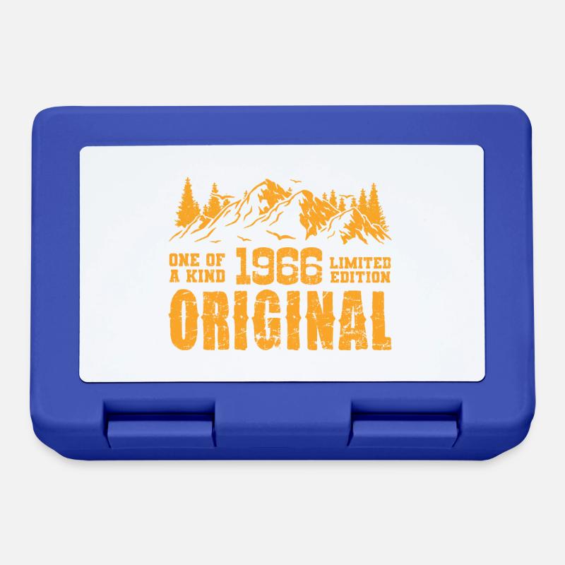Geburtstagsgeschenk 1966 - 1966 - Brotdose - Royalblau