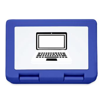 ordinateur portable - Boîte à goûter - bleu royal - Devant