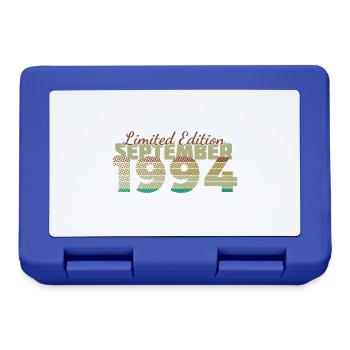 Édition limitée 30e anniversaire (SCR) 09/1994 - Boîte à goûter - bleu royal - Devant
