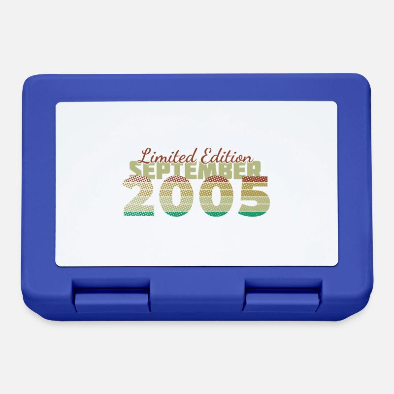 20e anniversaire édition limitée (SCR) 09/2005 - Boîte à goûter - bleu royal