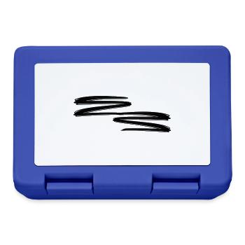Dashes Dash lines Line - Lunchbox - royal blue - Front