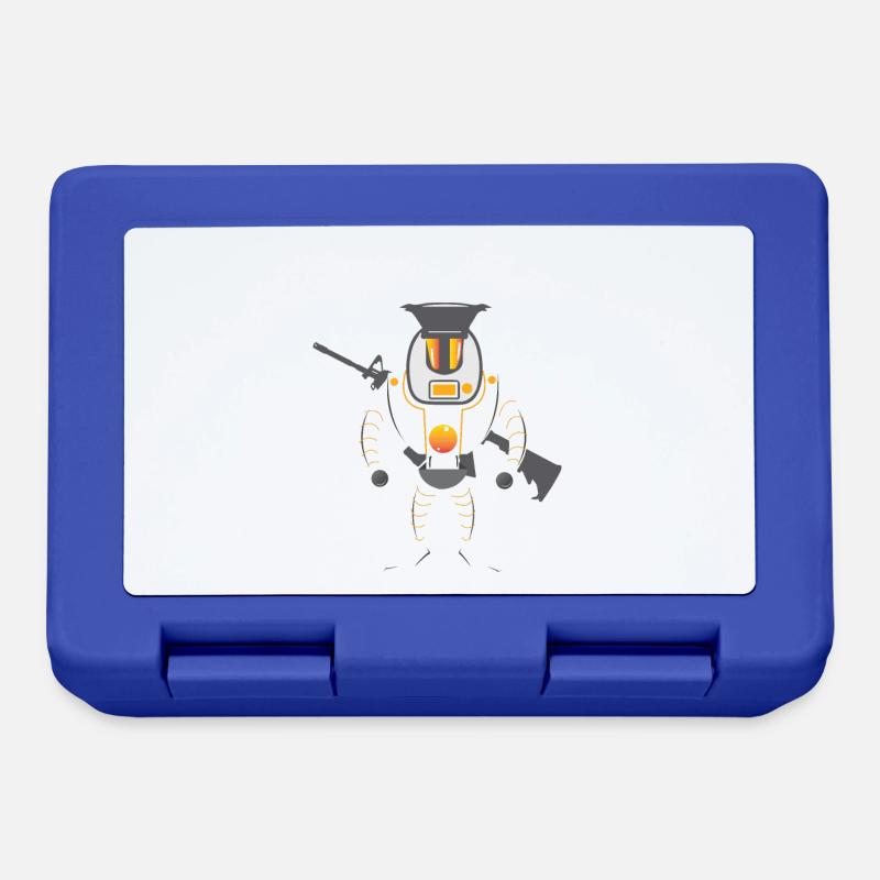 Thermonator Terminator Geschenkidee - Brotdose - Royalblau