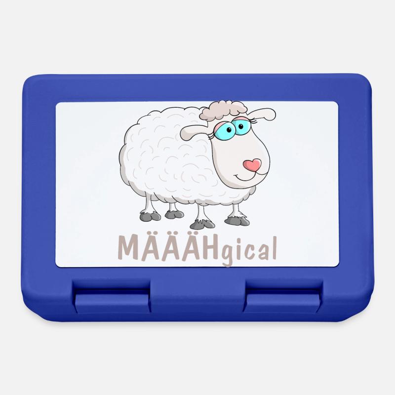 sheep - Lunchbox - royal blue