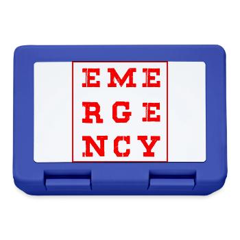 Infirmière Médecin Infirmière Hôpital - Boîte à goûter - bleu royal - Devant