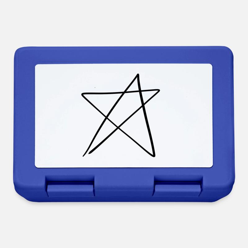 Stern Form - Brotdose - Royalblau