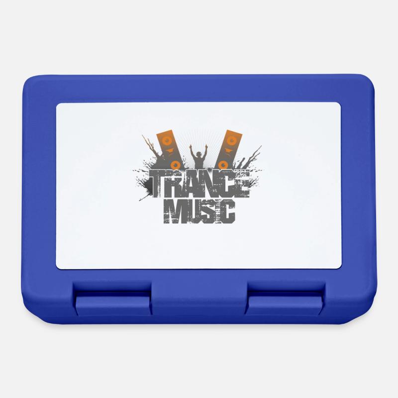 Trance music dj - Boîte à goûter - bleu royal