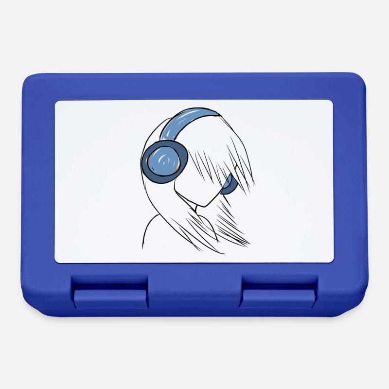 son manga - Boîte à goûter - bleu royal