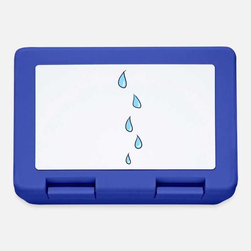 eau de nuage de pluie - Boîte à goûter - bleu royal