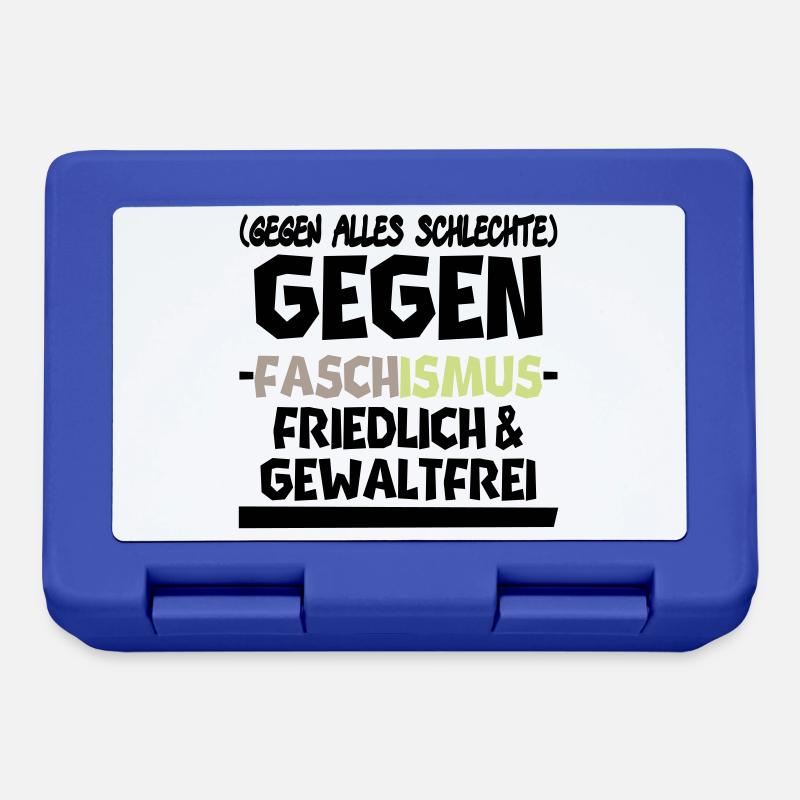 gegen alles schlechte - Brotdose - Royalblau