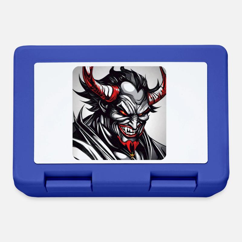 Demon Monster Monster Monster Devil - Lunchbox - royal blue