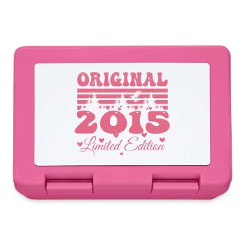 Geschenk zum 9-jährigen Jubiläum von Frauen 2015 | Jahrgang 2015 - Brotdose - Pink - Vorne