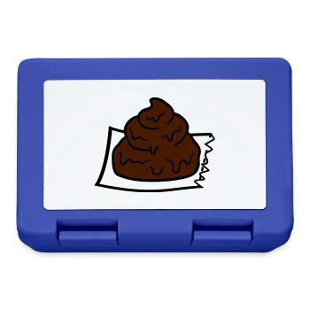 bande dessinée bande dessinée s’est déchiré stueck - Boîte à goûter - bleu royal - Devant
