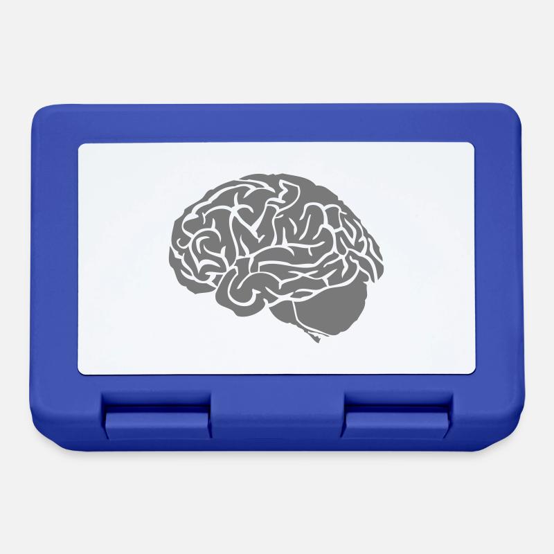 brain brain - Lunchbox - royal blue