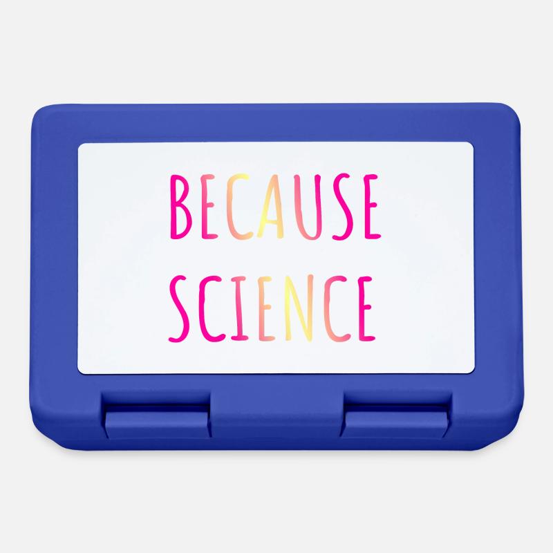 Parce que la science - Boîte à goûter - bleu royal