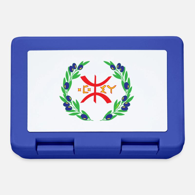 Z AMAZIGH DRAPEAU BERBERE - Boîte à goûter - bleu royal