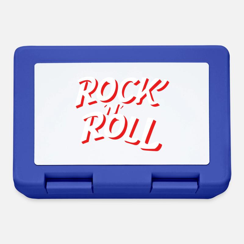 Rock 'n' roll - Boîte à goûter - bleu royal
