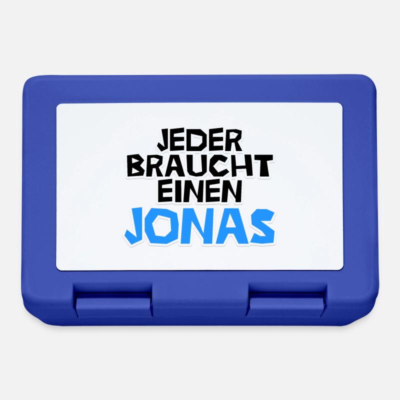 Jeder braucht einen Jonas - Brotdose - Royalblau