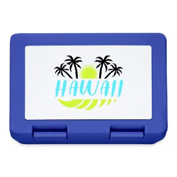 Hawaï - Boîte à goûter - bleu royal - Devant