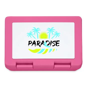surf paradise - Brotdose - Pink - Vorne