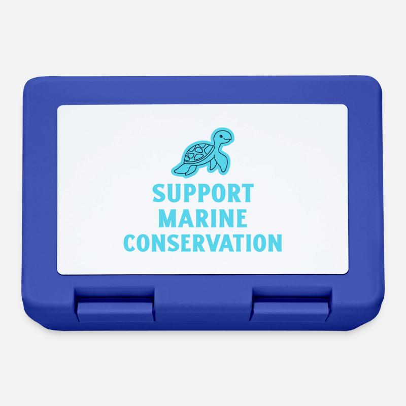 Marine Conservation. - Lunchbox - royal blue