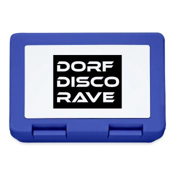 Dorf Disco Rave - Brotdose - Royalblau - Vorne