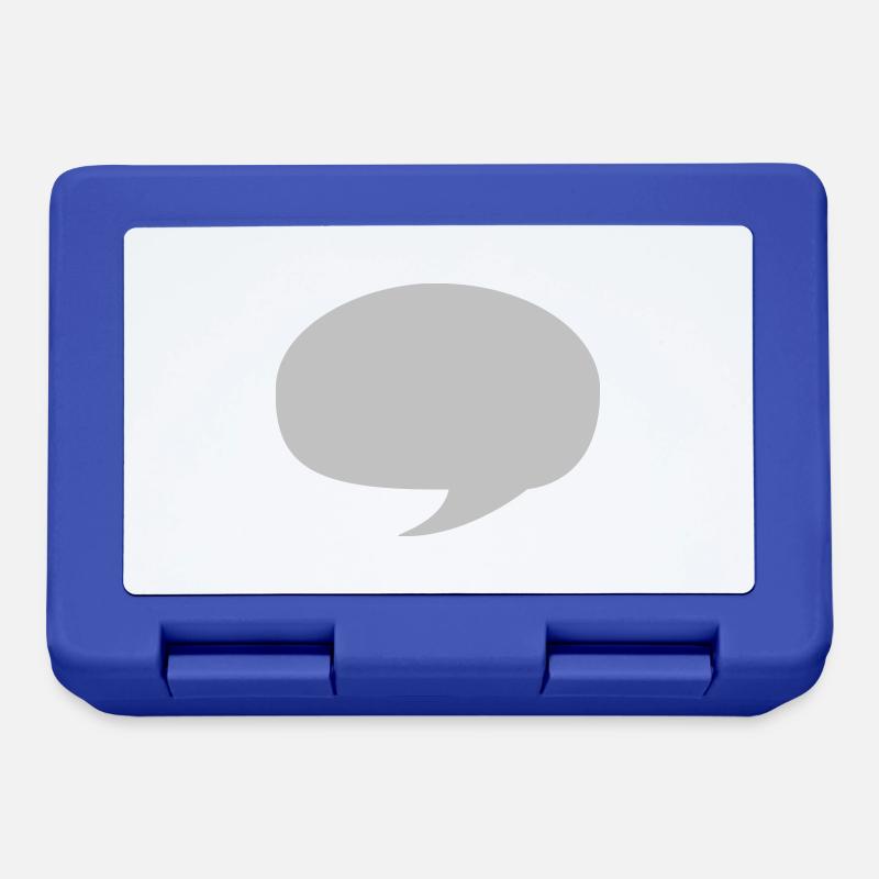 Speech bubble - Lunchbox - royal blue