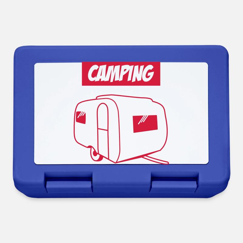 Camping - Brotdose - Royalblau