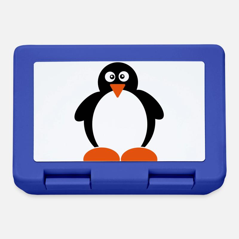 Pinguin - Brotdose - Royalblau
