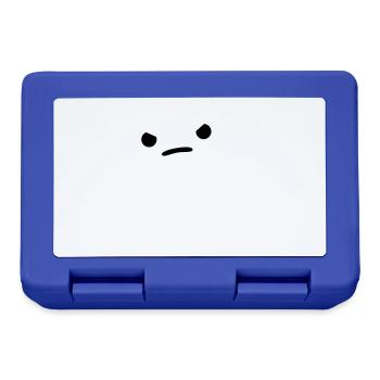 Very unhappy ghost (angry Ghost) - Lunchbox - royal blue - Front