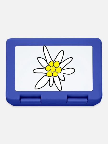 Edelweiss - Brotdose - Royalblau